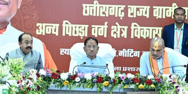 स्थानीय जरूरतों और जन आकांक्षा के अनुरूप स्वीकृत होंगे विकास कार्य: मुख्यमंत्री  विष्णु देव साय