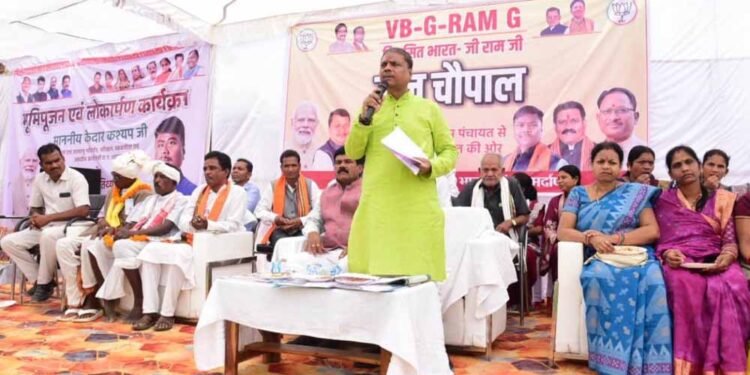 वन मंत्री कश्यप मर्दापाल में भूमिपूजन और मेला मंड़ई कार्यक्रम में हुए शामिल