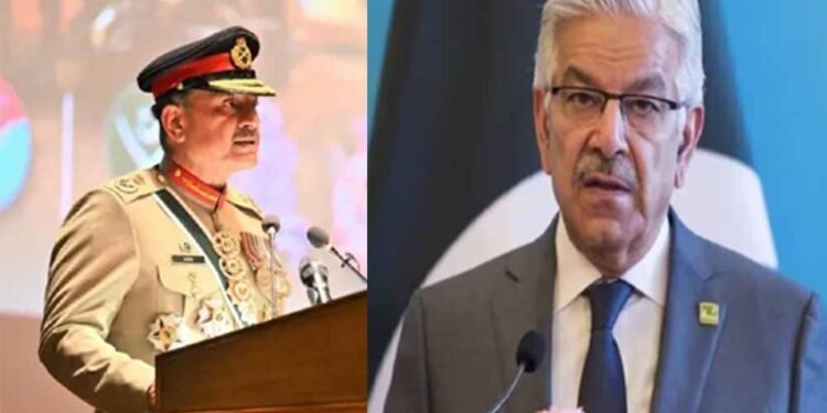 ‘आसिम मुनीर नहीं हैं मेरे बॉस’, पाकिस्तान में सरकार में सेना के दखल पर रक्षा मंत्री की दो टूक