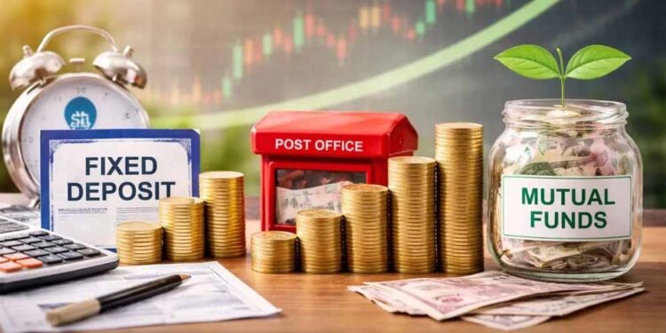 ₹1 लाख कहां लगाएं? FD, KVP या Mutual Fund—किसमें मिलेगा सबसे ज्यादा फायदा