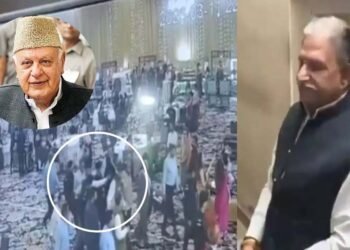 शादी समारोह में पूर्व मुख्यमंत्री फारूक अब्दुल्ला पर जानलेवा हमला, पुलिस के दो जांबाजों ने बचाई जान