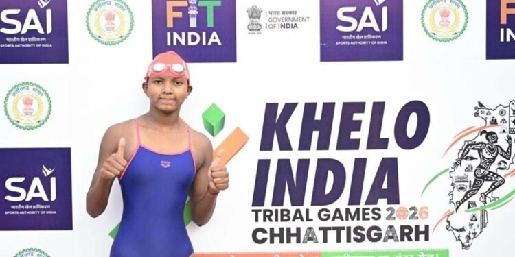 अंजलि मुंडा का ऐतिहासिक कारनामा, खेलो इंडिया ट्राइबल गेम्स 2026 में जीता पहला महिला स्वर्ण