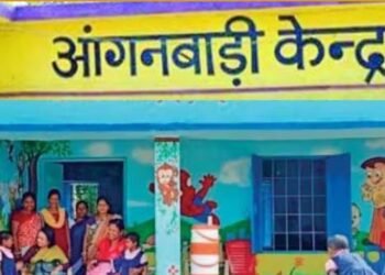 मध्यप्रदेश में पहली बार आंगनवाड़ी बच्चों का विद्यारंभ समारोह