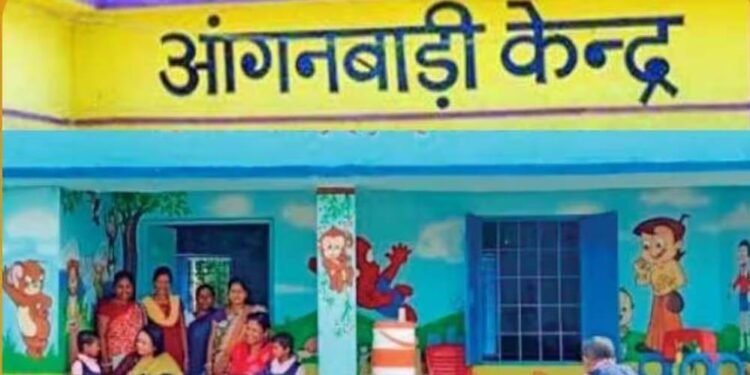 मध्यप्रदेश में पहली बार आंगनवाड़ी बच्चों का विद्यारंभ समारोह