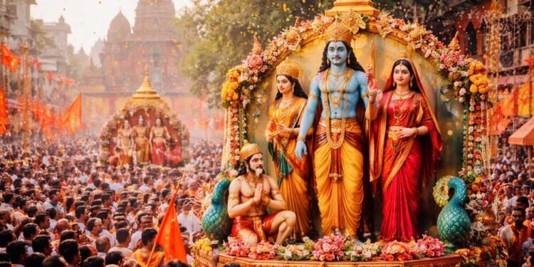 MP में रामनवमी की धूम: भोपाल से उज्जैन तक भक्ति का सैलाब, 2500 भंडारे और ध्वज यात्रा