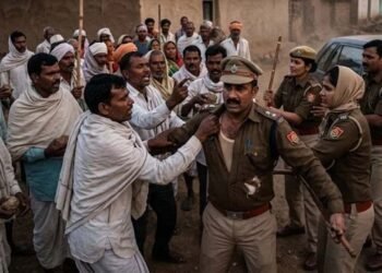 बिलासपुर में भीड़ ने पुलिस टीम पर किया हमला, महिला सिपाही से धक्का-मुक्की कर वर्दी फाड़ी, सात आरोपित गिरफ्तार