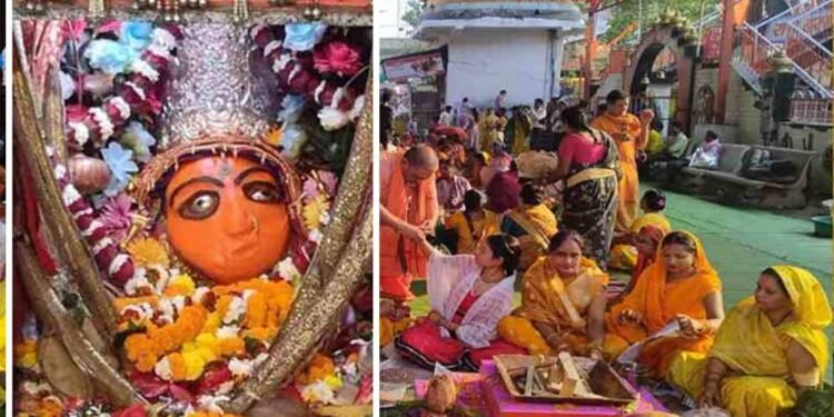 महाअष्टमी पर उमड़ी आस्था की भीड़, बंजारी मंदिर में नाग-नागिन के दर्शन से श्रद्धालु अचंभित