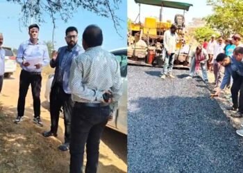 महासमुंद के कलेक्टर ने किया एनएच-06 का निरीक्षण, गुणवत्ता पूर्ण कार्य करने के दिए निर्देश