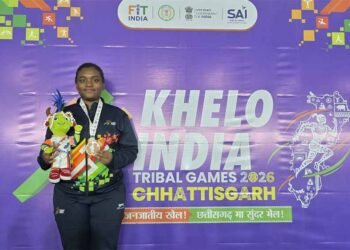 खेलो इंडिया ट्राइबल गेम्स 2026 कर्नाटक की मनीषा जोंस सिद्दी ने जीता गोल्ड