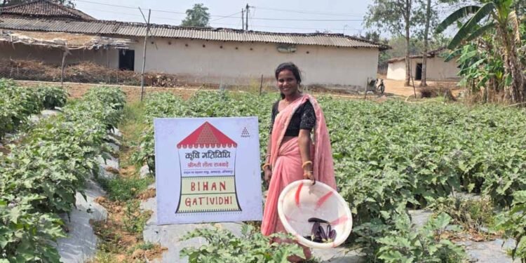 उन्नत खेती से शीला राजवाड़े बनीं लखपति दीदी बिहान’ से जुड़कर संवर रही ग्रामीण महिलाओं की आजिविका