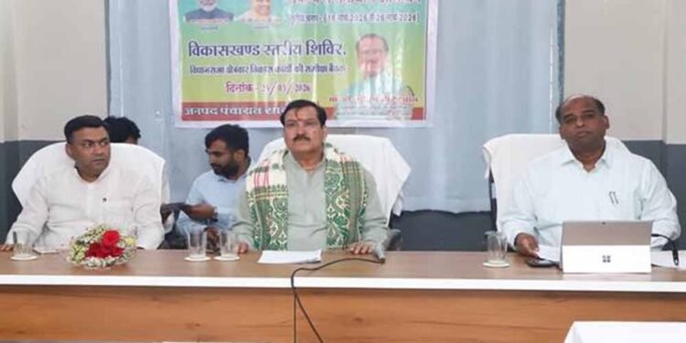 मंत्री  टेटवाल ने सारंगपुर में विकास कार्यों की विस्तृत समीक्षा की