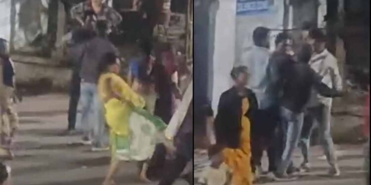नवविवाहिता की मौत पर बवाल: अस्पताल गेट पर भिड़े दो पक्ष, वीडियो वायरल