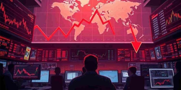 शेयर बाजार में भूचाल: होर्मुज तनाव, क्रूड की बढ़त और IT शेयरों में गिरावट, सेंसेक्स 755 अंक नीचे