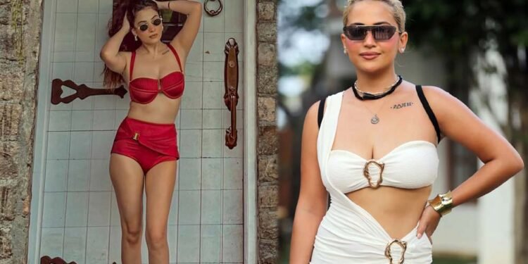 बिकिनी में अफगानी मॉडल सदफ शंकर ने फ्लॉन्ट किया फिगर, देश छोड़ भारत में बसी