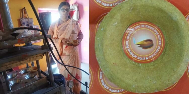 मां नर्मदा को प्रदूषण मुक्‍त रखने के संकल्‍प के साथ आटे के दीपक का शुरू किया व्‍यवसाय