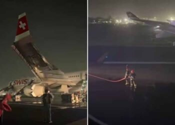 दिल्ली एयरपोर्ट पर बड़ा हादसा टला, स्विस फ्लाइट LX 147 के इंजन में टेकऑफ के दौरान लगी आग