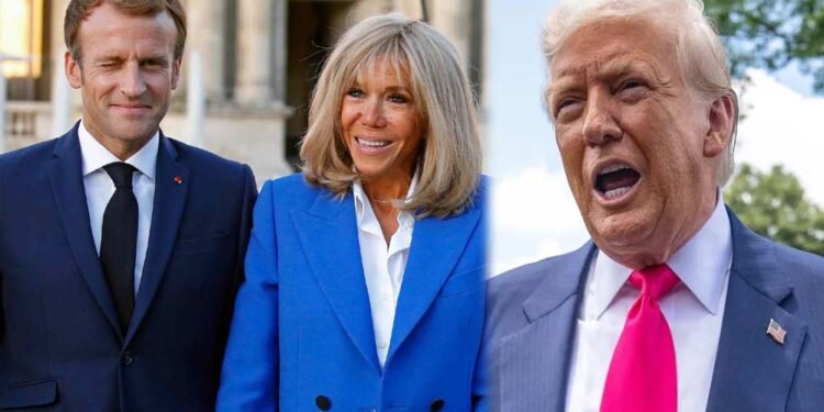 इमैनुएल मैक्रों संग बुरा बर्ताव करती हैं उनकी पत्नी, ट्रंप ने उड़ाया फ्रांसीसी राष्ट्रपति का मजाक