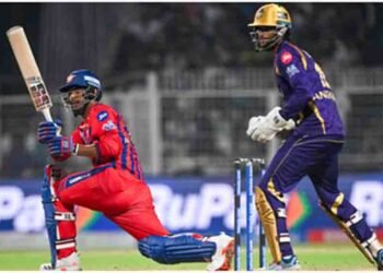 ईडेन गार्डेन्स में मुकुल चौधरी का कोहराम,7 छक्के जड़कर केकेआर के जबड़े से छीनी जीत, लखनऊ 3 विकेट से जीता