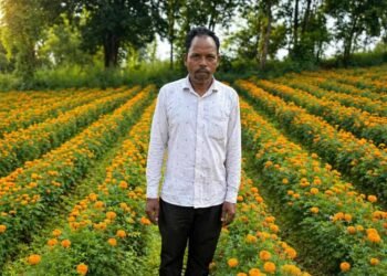 फूलों की खुशबू से महकी किस्मत ईश्वरचरण पैकरा का