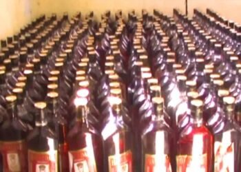 मुरैना में नाला शराब से भर गया, नजारा देखकर लोग हुए दंग