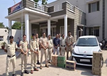 मध्यप्रदेश पुलिस की अवैध शराब तस्करों पर कार्यवाही