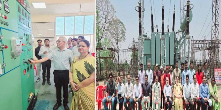 132 केव्ही उपकेन्द्र छुरीखुर्द में 40 एमव्हीए का अतिरिक्त ट्रांसफार्मर उर्जीकृत
