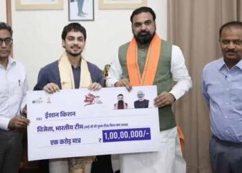 ईशान किशन को बिहार सरकार का बड़ा सम्मान, 1 करोड़ रुपये का पुरस्कार