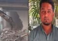 TCS कांड में बड़ा एक्शन: निदा खान के मददगार AIMIM पार्षद मतीन पटेल के घर-ऑफिस पर चला बुलडोजर