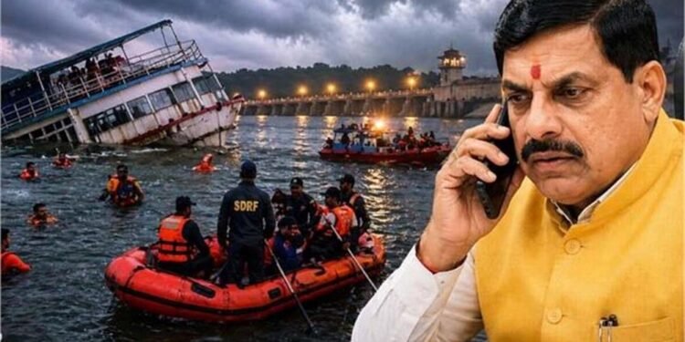 जबलपुर में क्रूज दुर्घटना: 9 शव मिले, 9 लापता; मुख्यमंत्री मोहन ने मुआवजे की घोषणा की