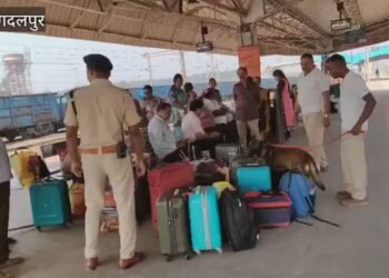 जगदलपुर रेलवे स्टेशन पर ‘शेरा’ की तैनाती, ट्रेनों में चला एंटी-सैबोटॉज और नारकोटिक्स अभियान