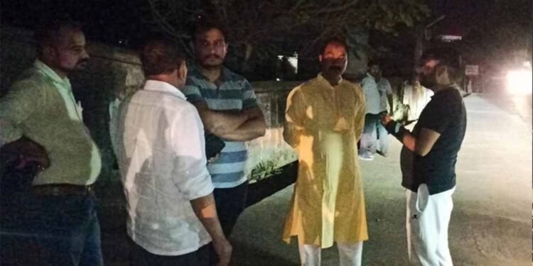 नरसिंहपुर हादसा: मजदूरों पर गिरा डीडीएस टैंक, दो की मौके पर दर्दनाक मौत