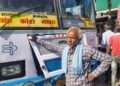 राजगढ़ में अनाज गायब होने पर मजदूर का हंगामा, सड़क पर धरने पर बैठकर रोकी बस