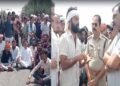 खरीदी केंद्र पर ताला देख फूटा किसानों का गुस्सा, NH-146 पर 3 किमी लंबा जाम