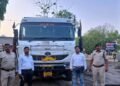 रेत के अवैध परिवहन पर बड़ी कार्रवाई, 6 हाइवा और 3 ट्रैक्टर जब्त