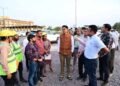 वित्त मंत्री ओपी चौधरी ने नवा रायपुर में विकास कार्यों का किया निरीक्षण