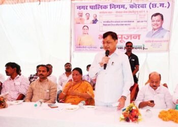 उद्योग मंत्री देवांगन ने पौने 37 करोड़ रूपए के जलप्रदाय योजना विस्तार कार्य का किया भूमिपूजन