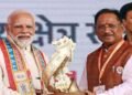 प्रधानमंत्री नरेन्द्र मोदी के नेतृत्व के 12 वर्ष पूर्ण होने पर मुख्यमंत्री विष्णु देव साय ने दी बधाई और शुभकामनाएं