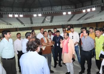 बहतराई खेल प्रशिक्षण केन्द्र में निर्माण और मरम्मत के कार्यों में देरी पर भड़के उप मुख्यमंत्री  अरुण साव