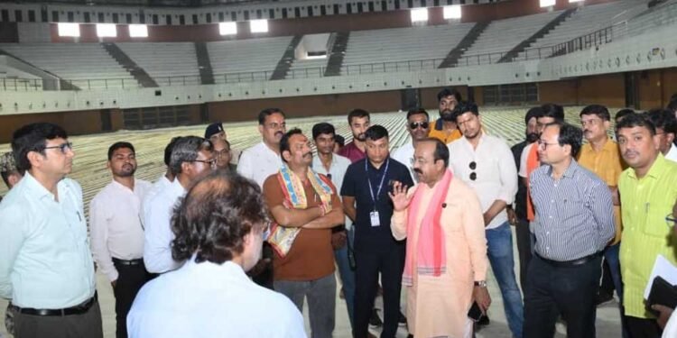 बहतराई खेल प्रशिक्षण केन्द्र में निर्माण और मरम्मत के कार्यों में देरी पर भड़के उप मुख्यमंत्री अरुण साव