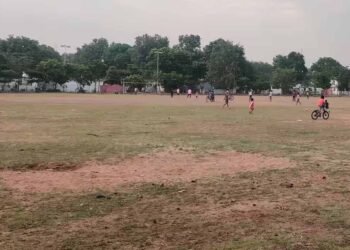 दुर्ग में बहुद्देशीय स्टेडियम निर्माण का रास्ता साफ, अधिकारियों ने किया भूमि सीमांकन