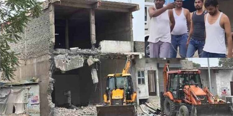कोरबा में भाजपा नेता पर हमले के आरोपी रज्जाक पर बड़ा एक्शन, जमींदोज हुआ साम्राज्य
