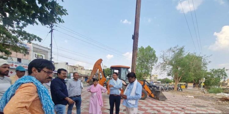 हनोदा माइनर नहर क्षेत्र में अतिक्रमण हटाने की बड़ी कार्रवाई