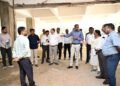 लोक निर्माण विभाग के सचिव ने निर्माणाधीन कंपोजिट बिल्डिंग के कार्यों का किया निरीक्षण