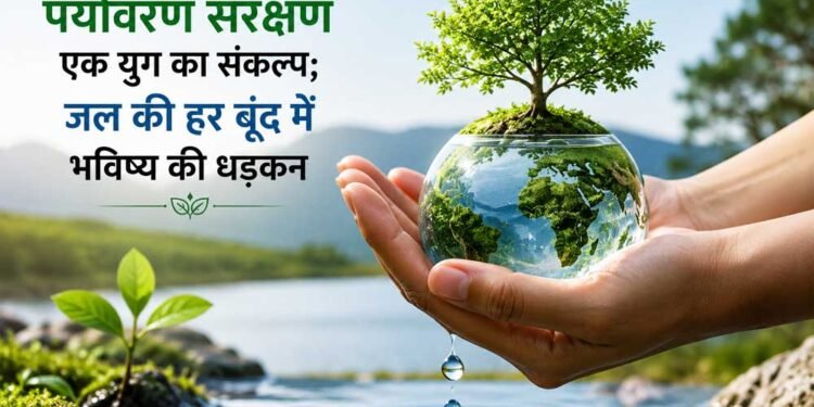 पर्यावरण संरक्षण एक युग का संकल्प; जल की हर बूंद में भविष्य की धड़कन