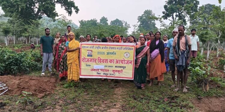 जशपुर की सभी ग्राम पंचायतों में रोजगार दिवस का आयोजन, मनरेगा से रोजगार और विकास को मिली नई गति