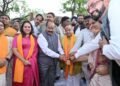 उप मुख्यमंत्री अरुण साव ने 2500 किलोलीटर क्षमता के पानी टंकी निर्माण का किया भूमिपूजन