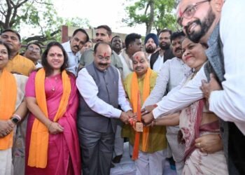 उप मुख्यमंत्री अरुण साव ने 2500 किलोलीटर क्षमता के पानी टंकी निर्माण का किया भूमिपूजन