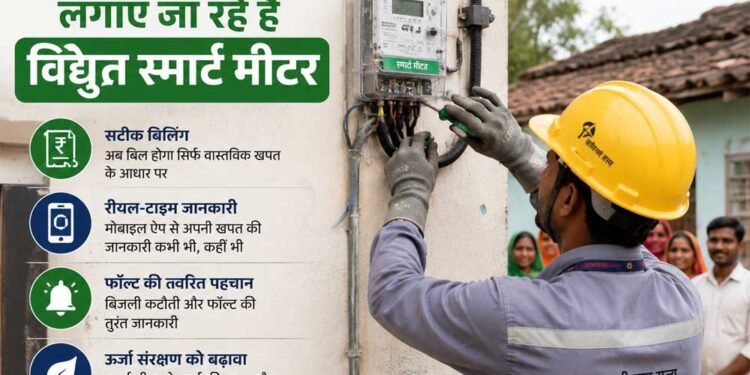 छत्तीसगढ़ में हो रहा है तय मानकों के अनुसार लगाए जा रहे है विद्युत स्मार्ट मीटर