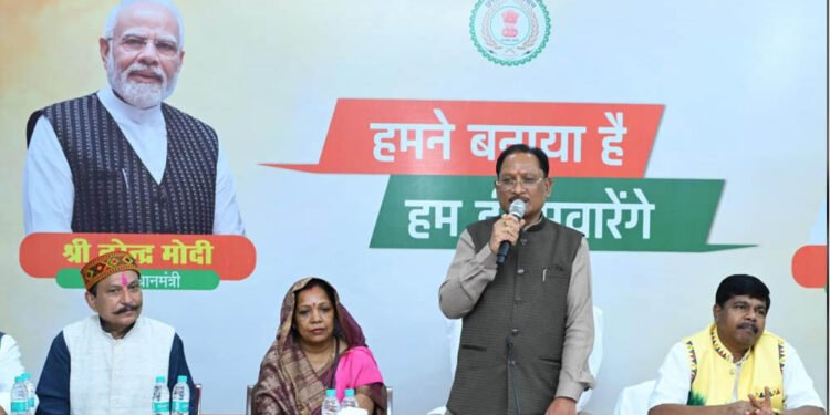 छत्तीसगढ़ में जनजातीय विकास को मिल रही अभूतपूर्व गति : मुख्यमंत्री विष्णु देव साय