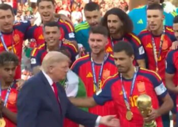 FIFA World Cup Final: स्पेन बना चैंपियन, ट्रंप जश्न के बीच पहुंचे तो FIFA चीफ ने किया किनारे